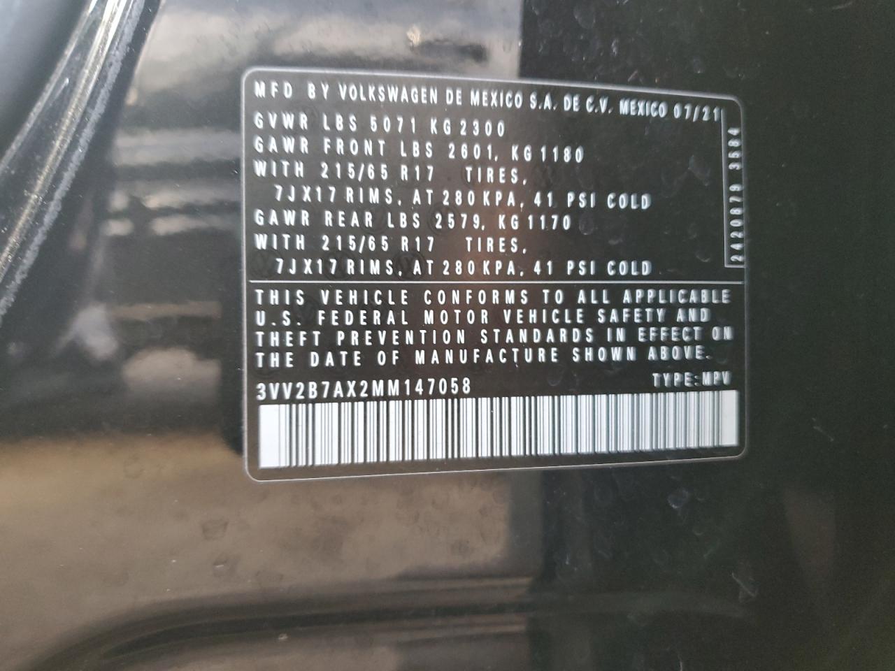 2021 Volkswagen Tiguan - Image 12