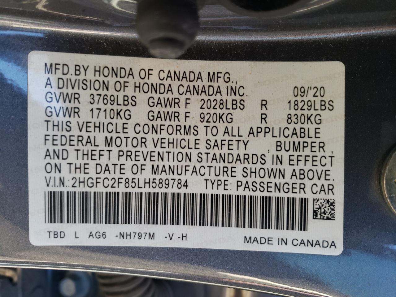 2020 Honda Civic - Image 12