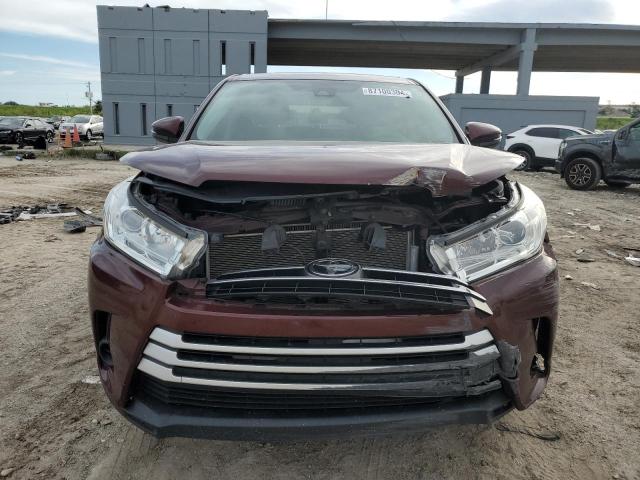  TOYOTA HIGHLANDER 2019 Бордовий