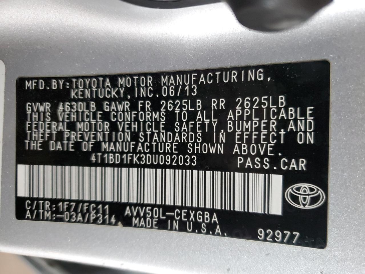 2013 Toyota Camry - Image 14