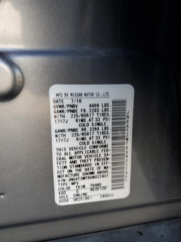 2016 Nissan Rogue - Image 13