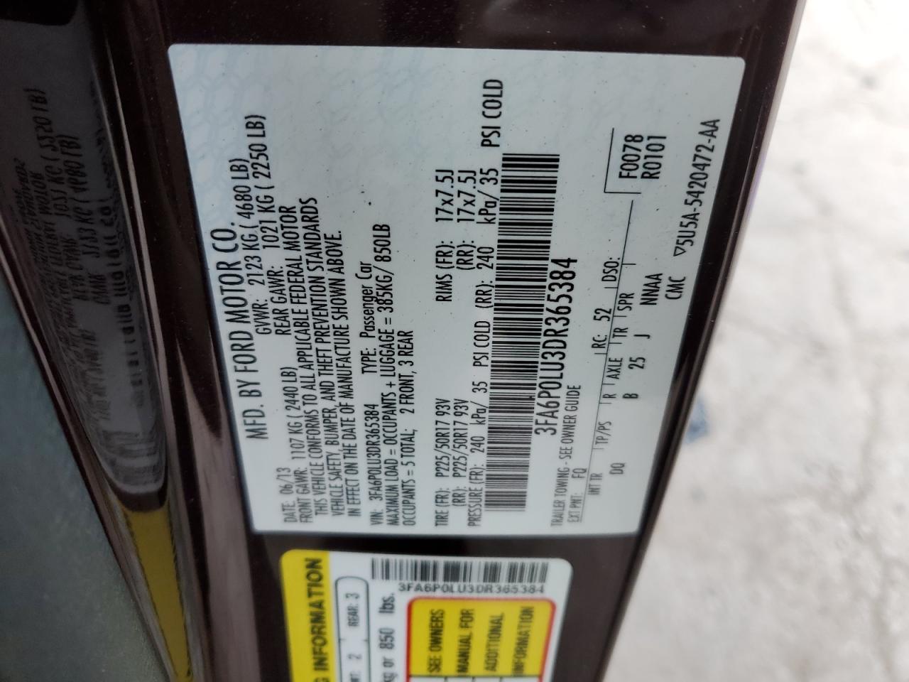 2013 Ford Fusion - Image 12