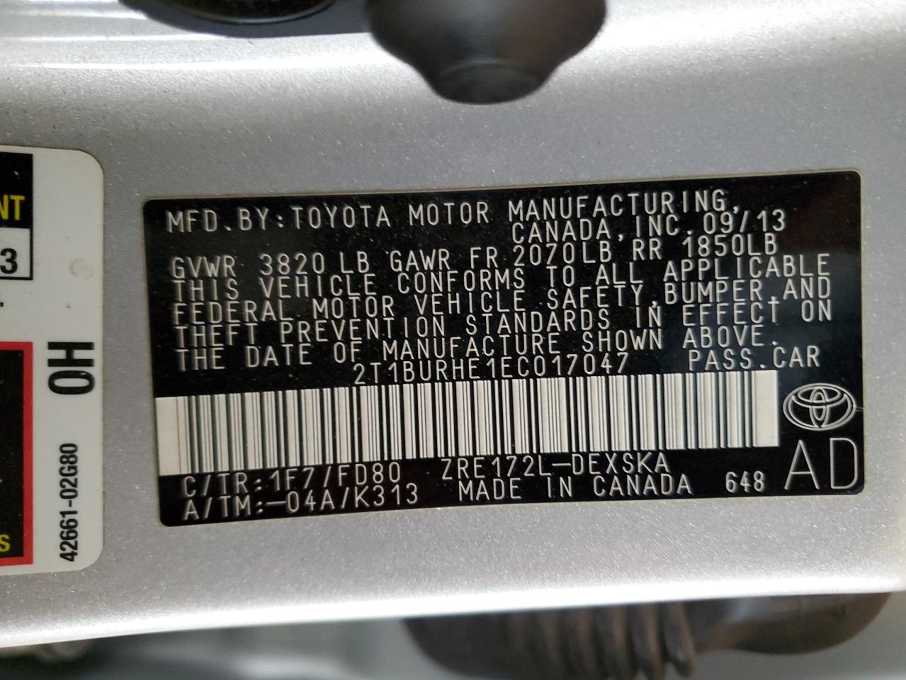 2014 Toyota Corolla - Image 12