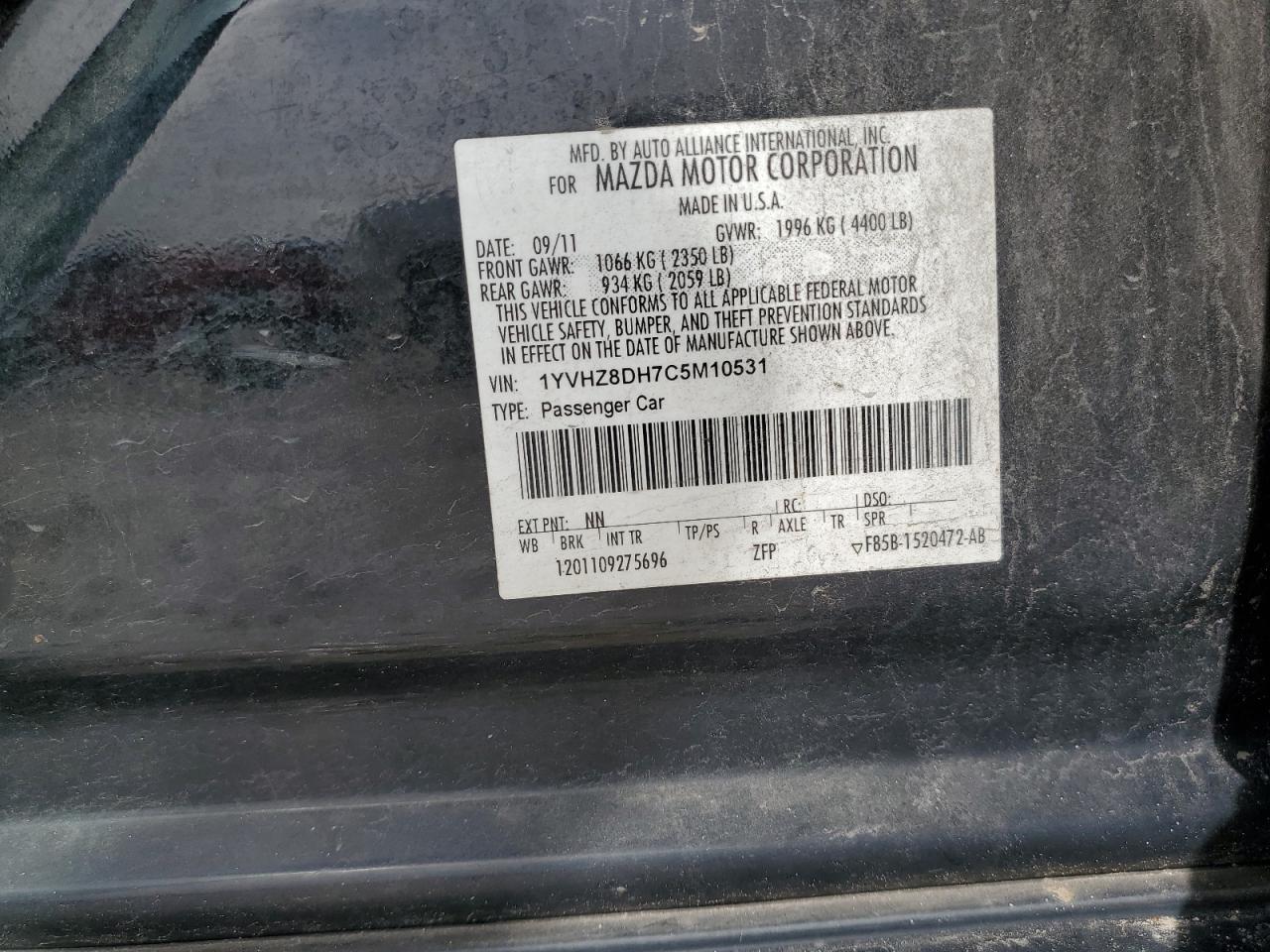 2012 Mazda 6 - Image 12