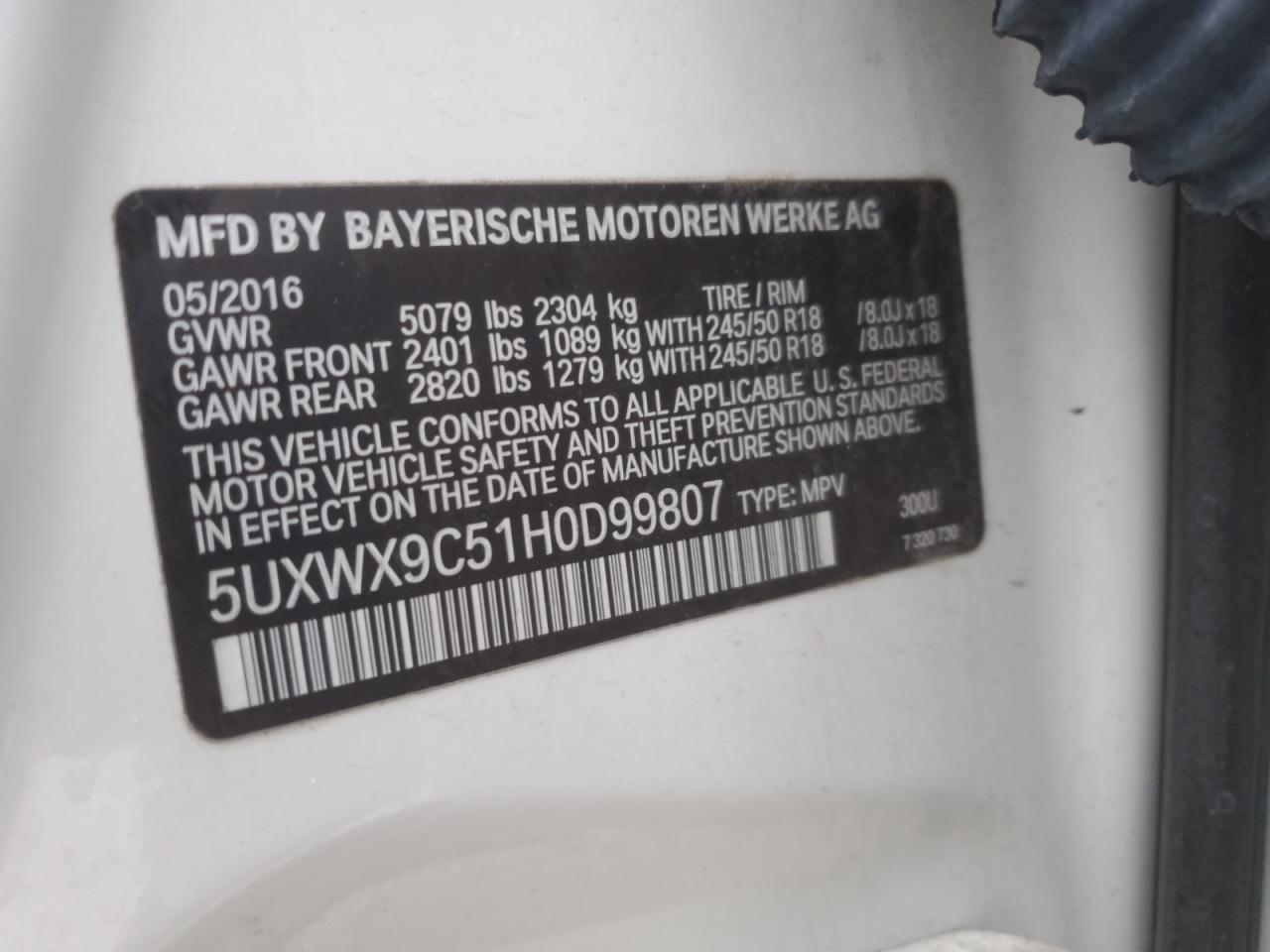 2017 BMW X3 - Image 16