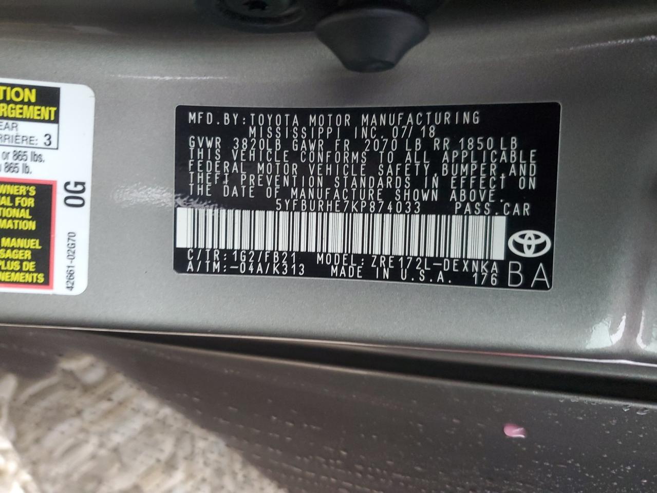 2019 Toyota Corolla - Image 12