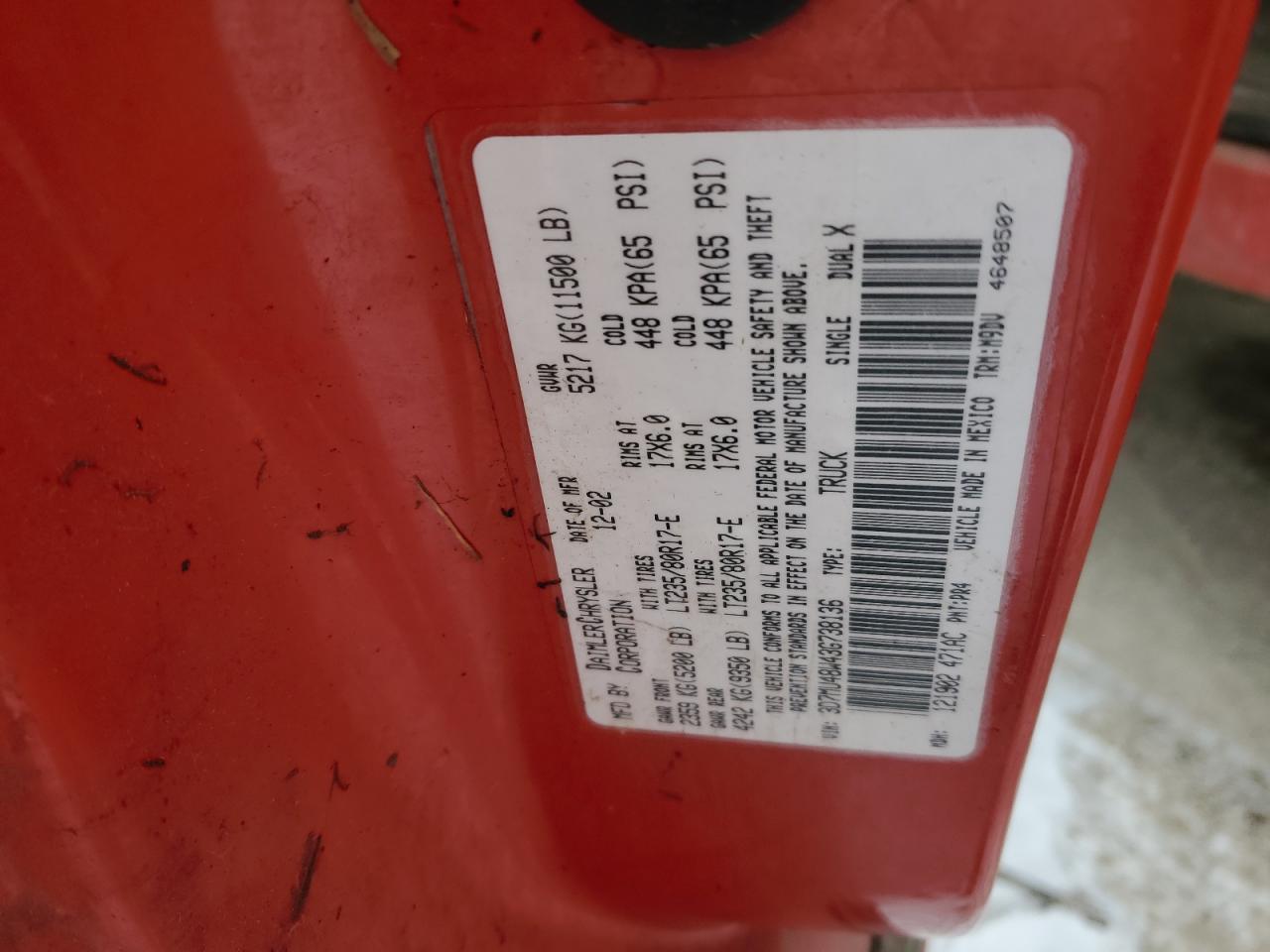 2003 Dodge RAM - Image 13