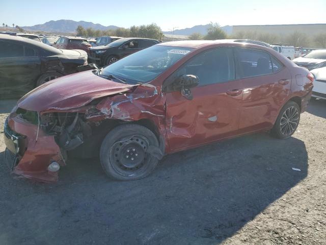 Sedans TOYOTA COROLLA 2015 Red