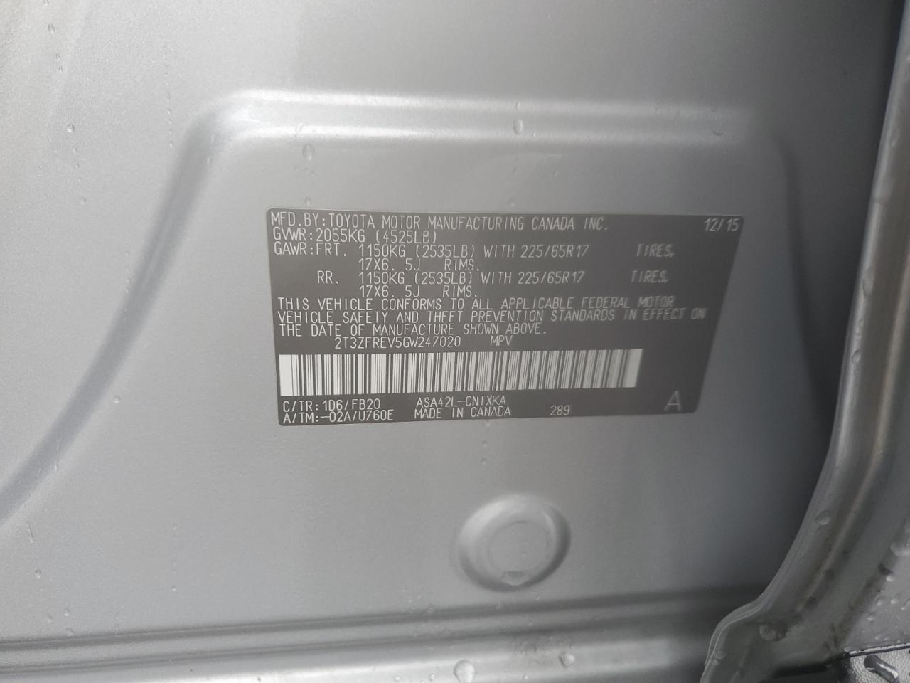 2016 Toyota RAV 4 - Image 13