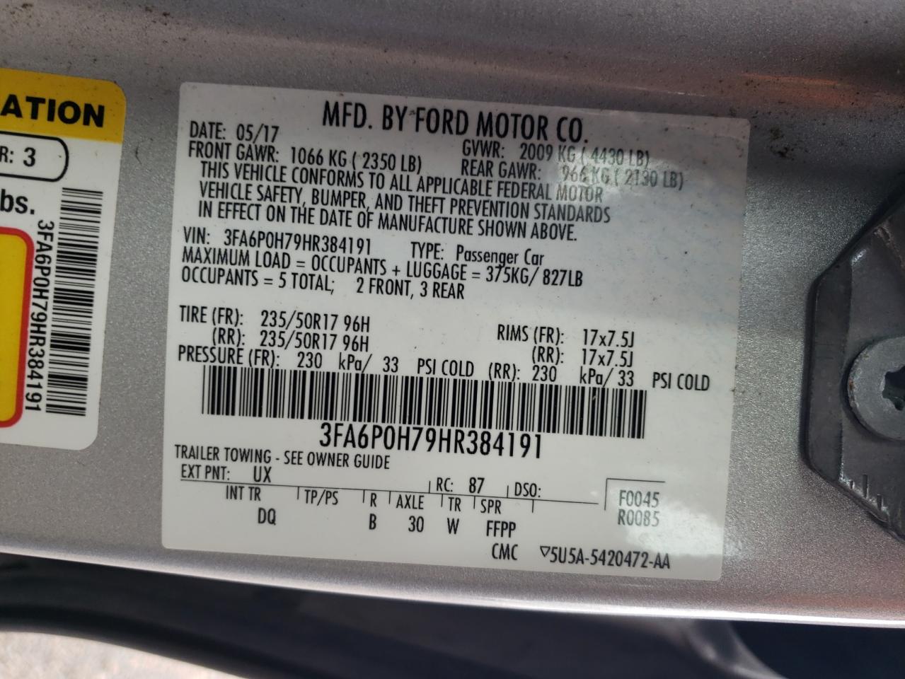 2017 Ford Fusion - Image 14