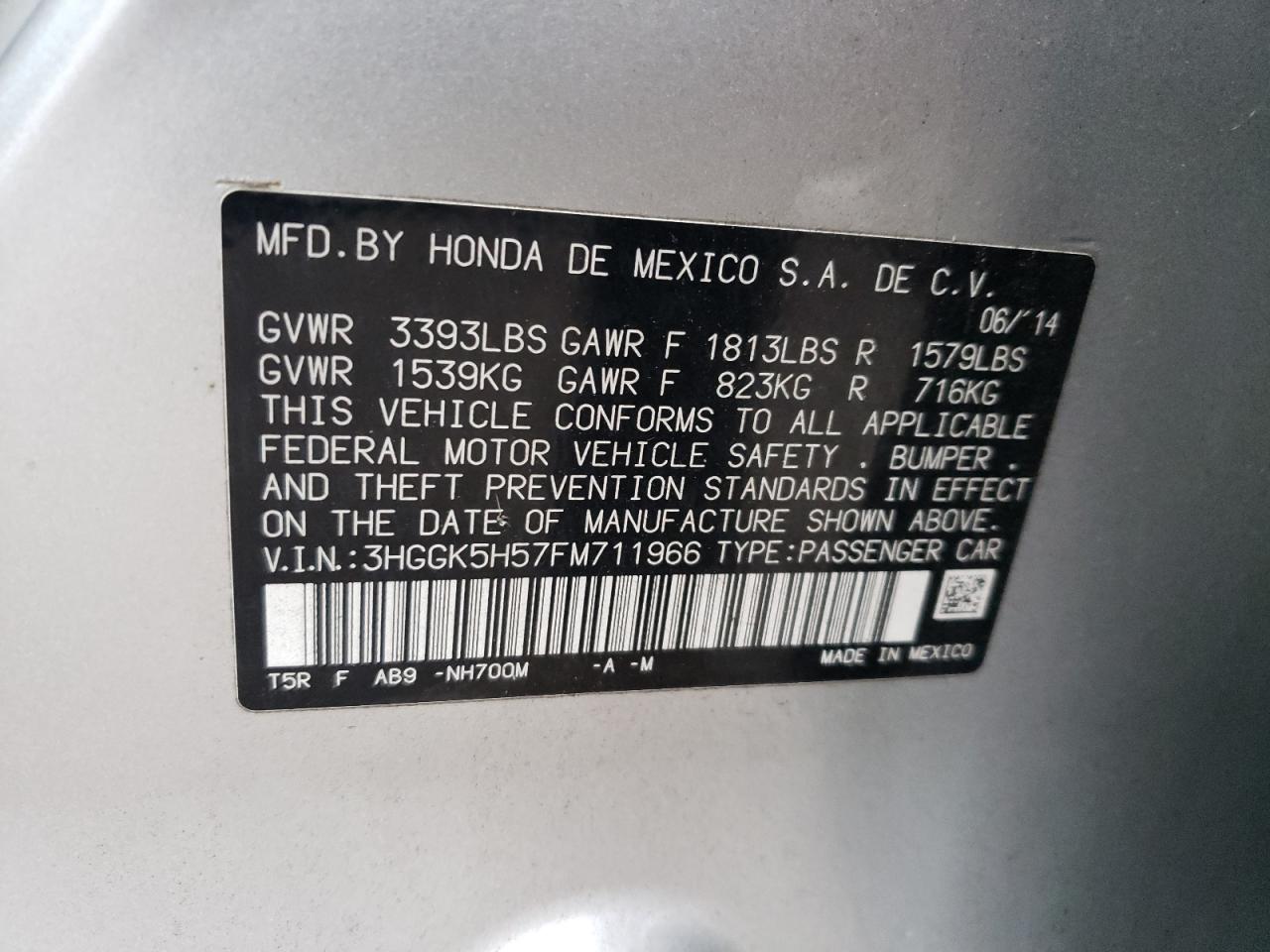 2015 Honda Fit - Image 15