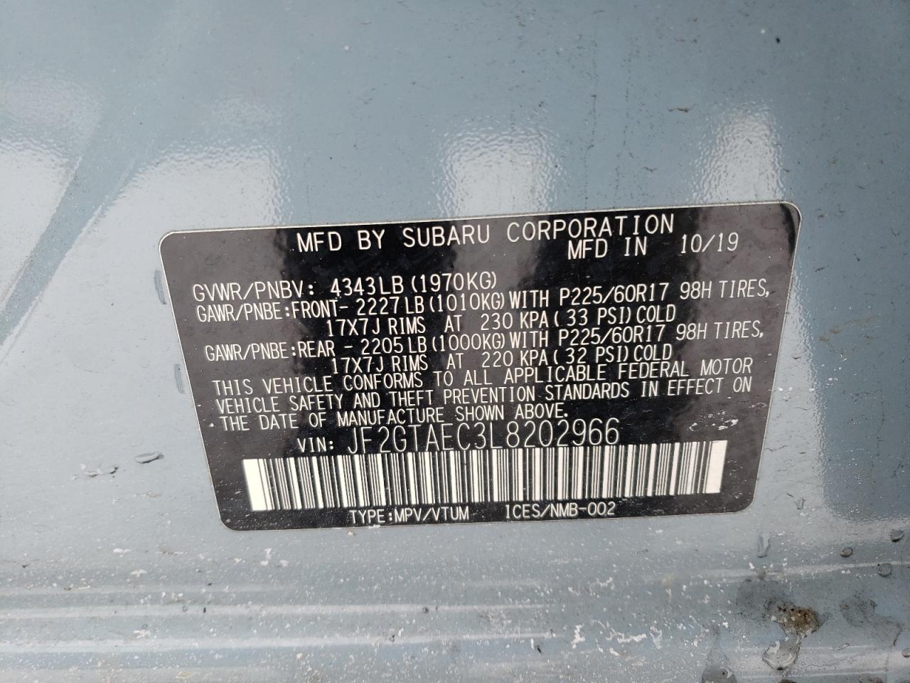 2020 Subaru XV - Image 13