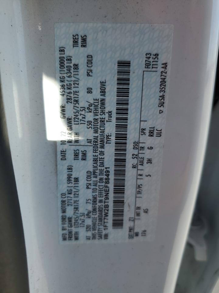 1FT7W2BT9NEF88491 FORD F250 2022