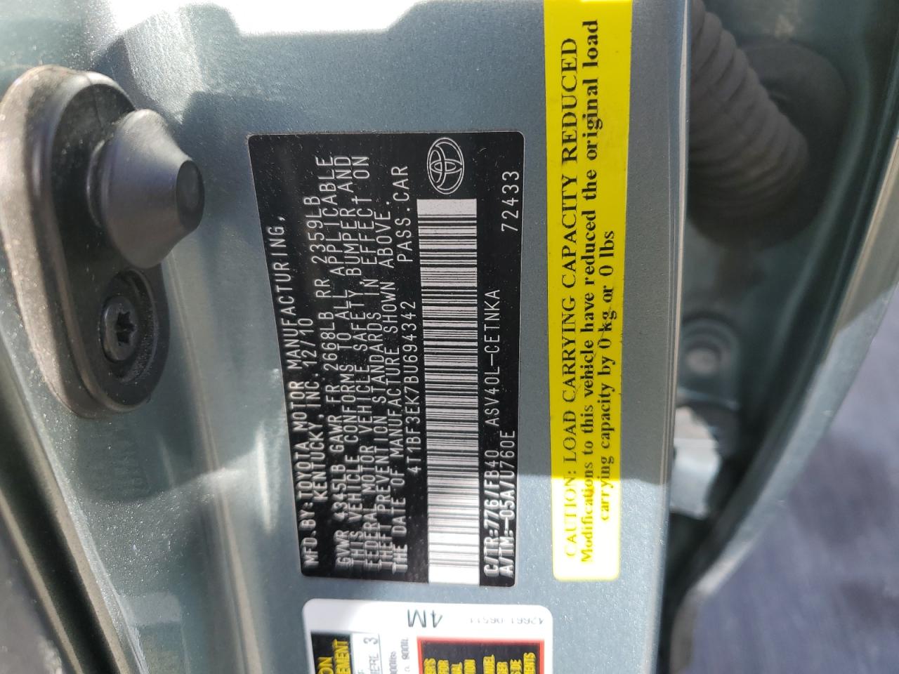 2011 Toyota Camry - Image 12