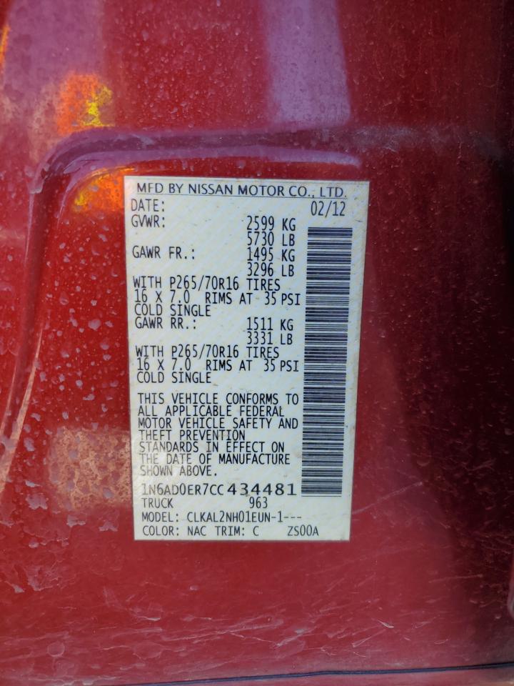 2012 Nissan Navara (Frontier) - Image 12