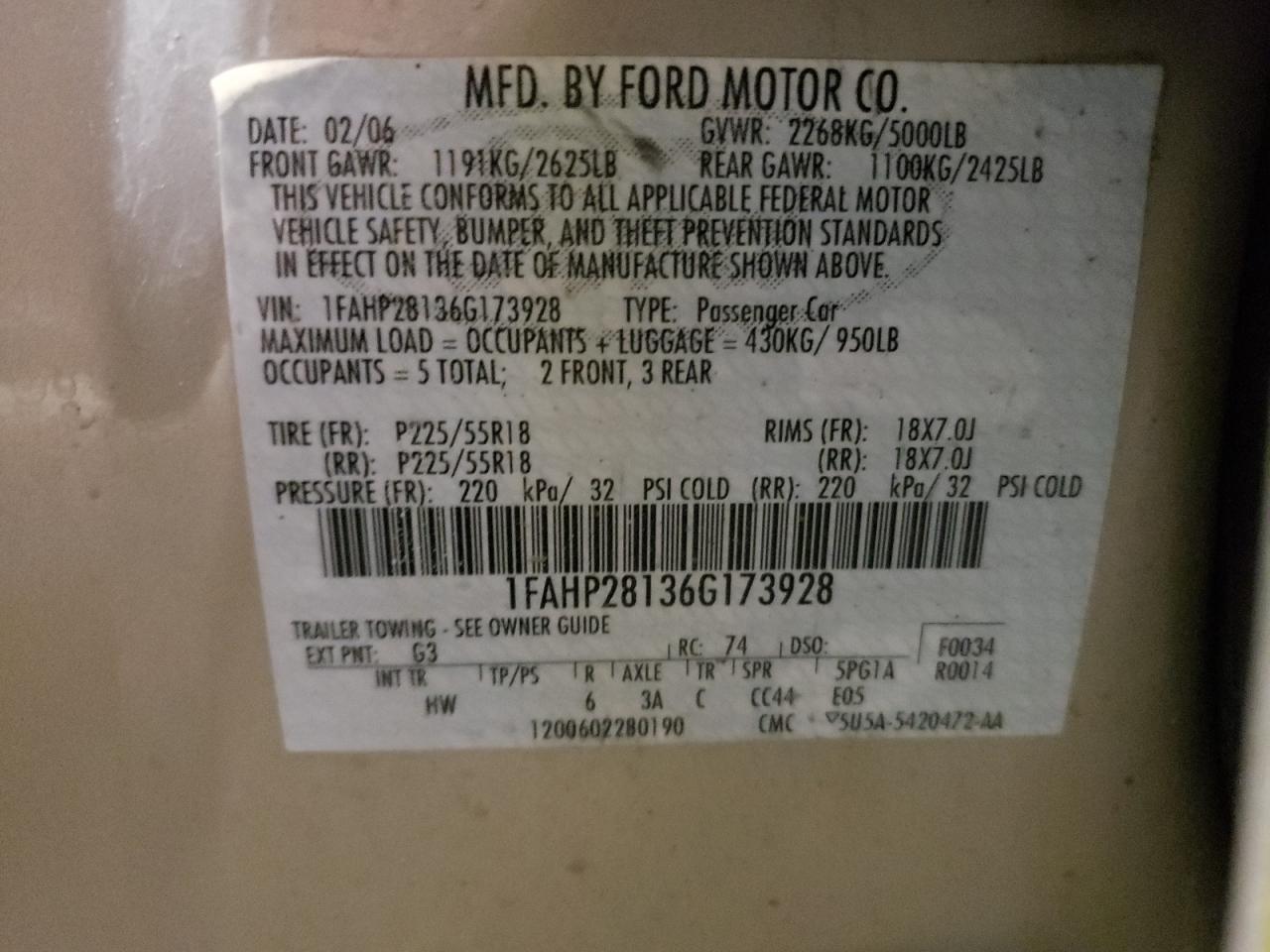 2006 Ford Five Hundred - Image 12