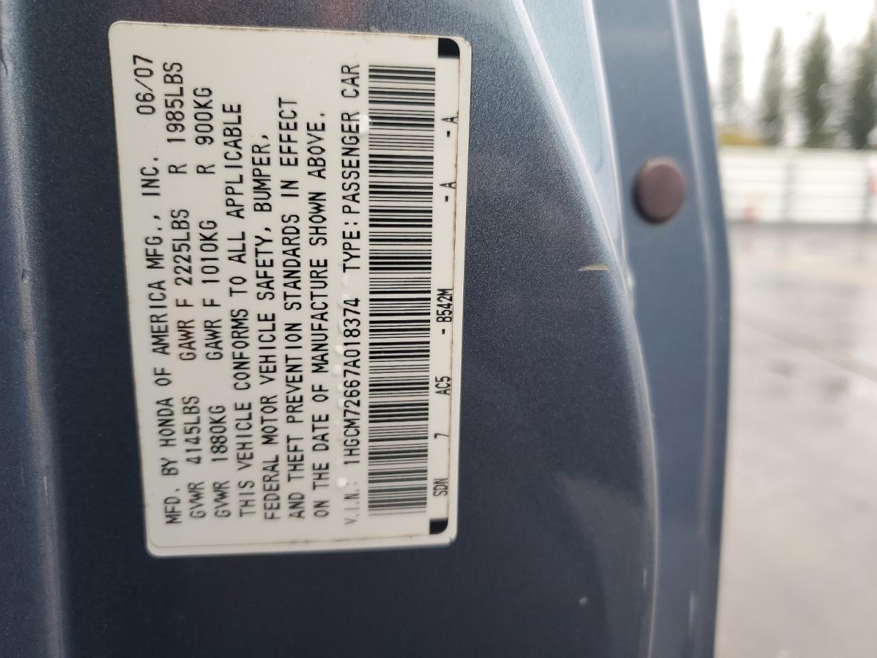 2007 Honda Accord - Image 12