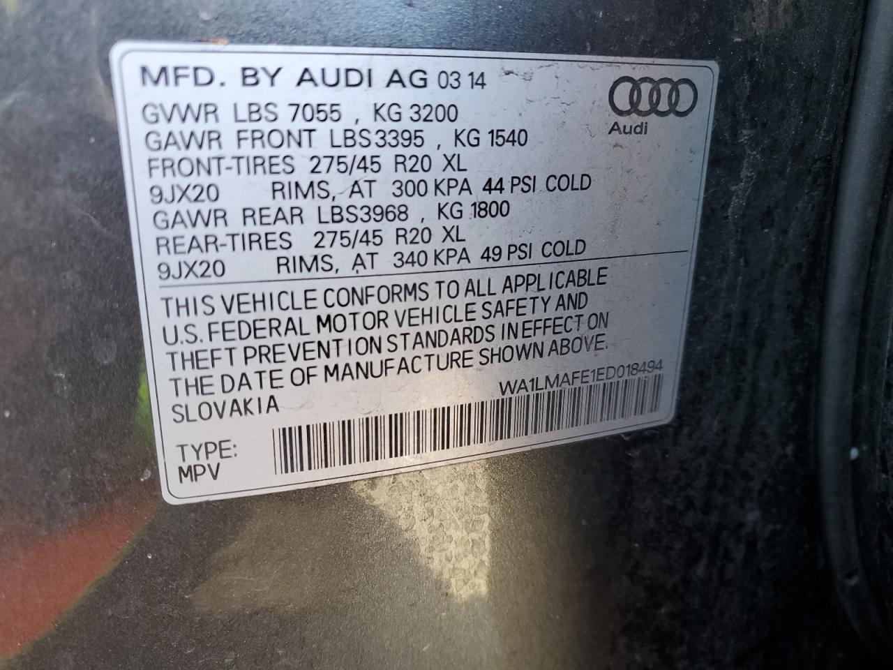 2014 Audi Q7 - Image 16