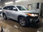 2014 Toyota Highlander Xle zu verkaufen in Elgin, IL - Front End