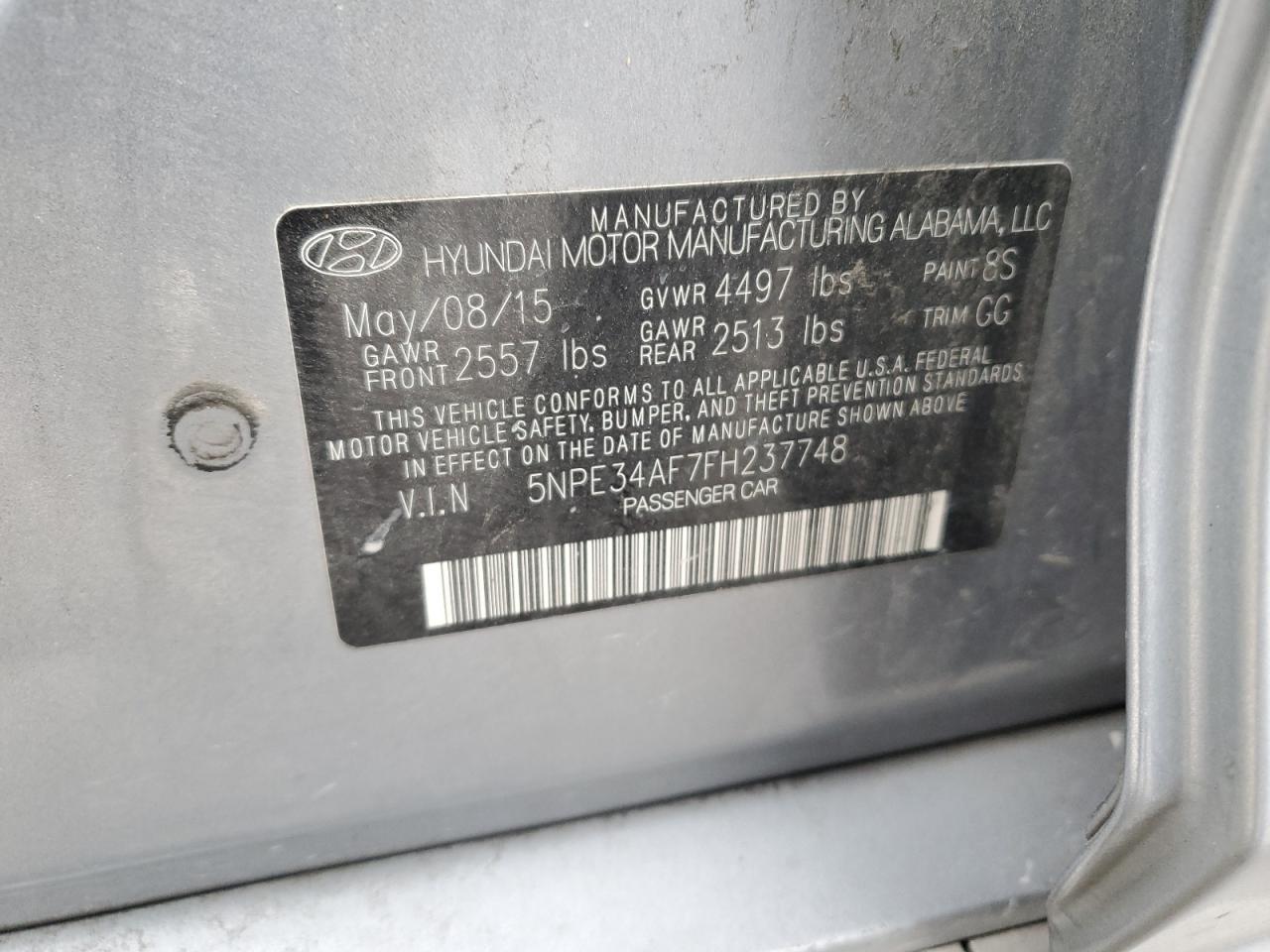 2015 Hyundai Sonata - Image 13