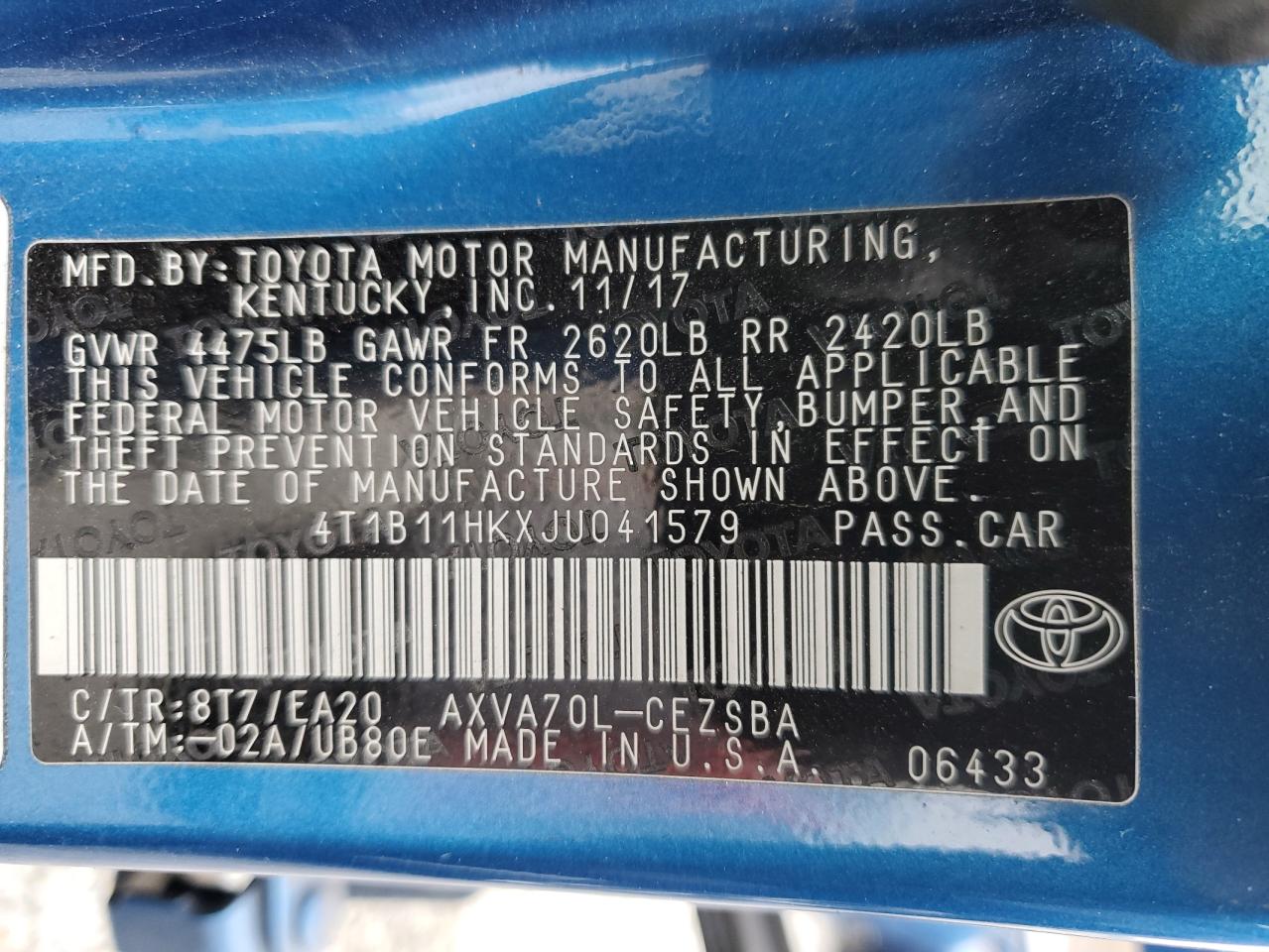 2018 Toyota Camry - Image 13