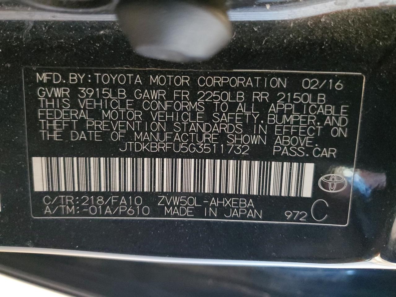 2016 Toyota Prius - Image 12