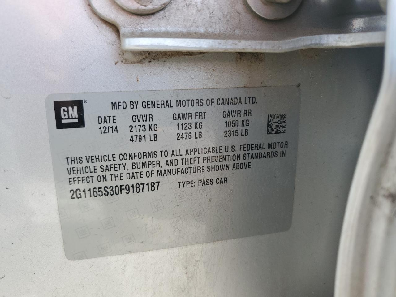 2015 Chevrolet Impala - Image 15