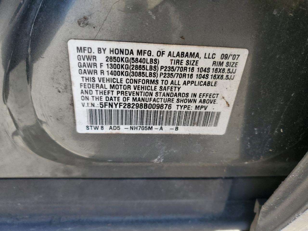 2008 Honda Pilot - Image 13
