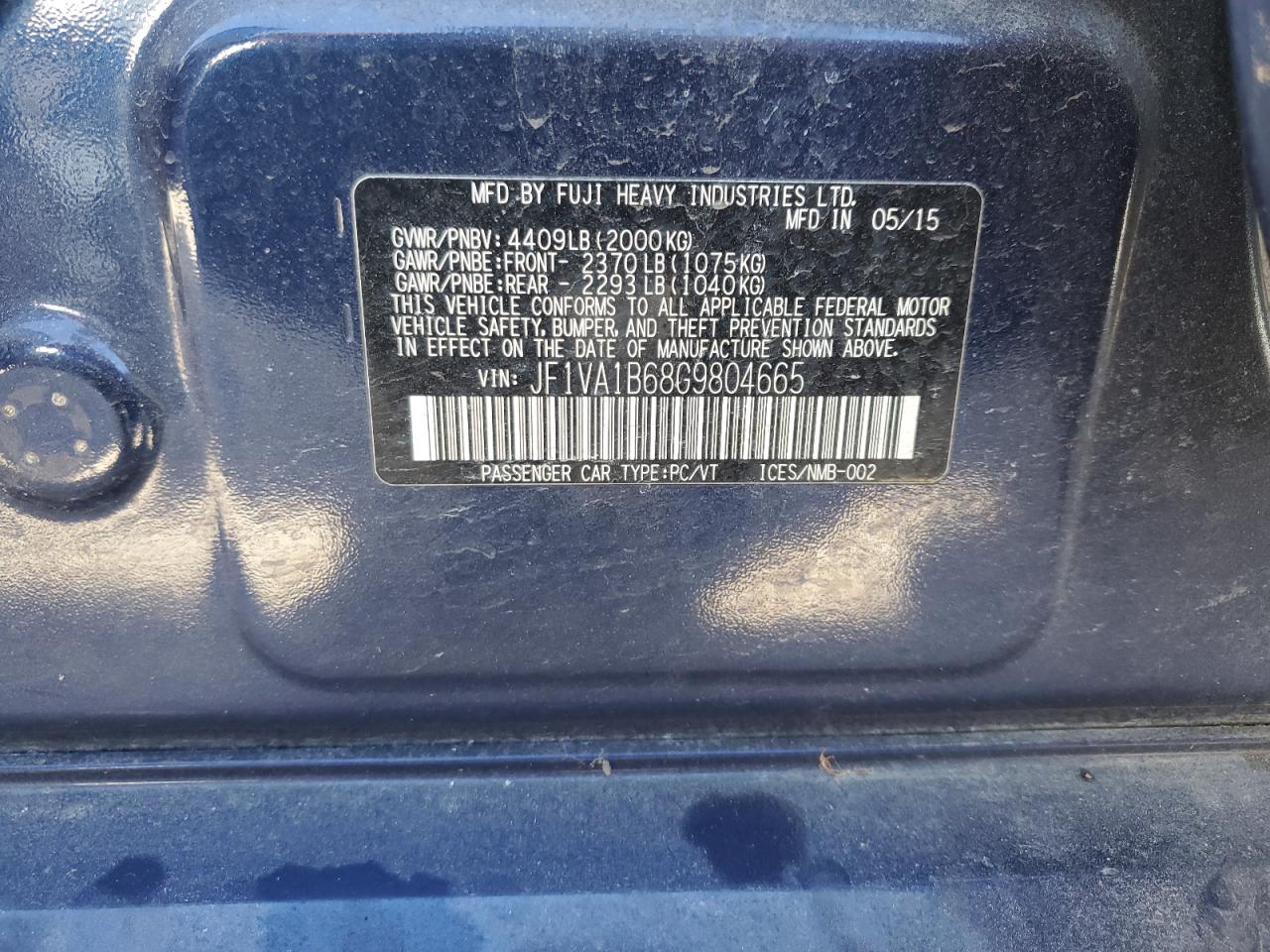 2016 Subaru WRX - Image 15