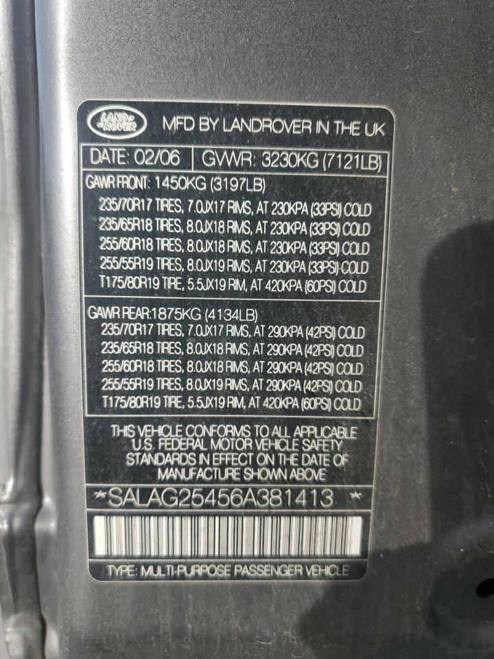 2006 Land Rover LR3 - Image 13