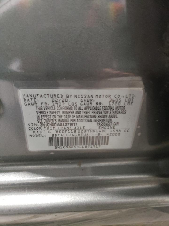 3N1CN8DV4LL871917 NISSAN VERSA 2020