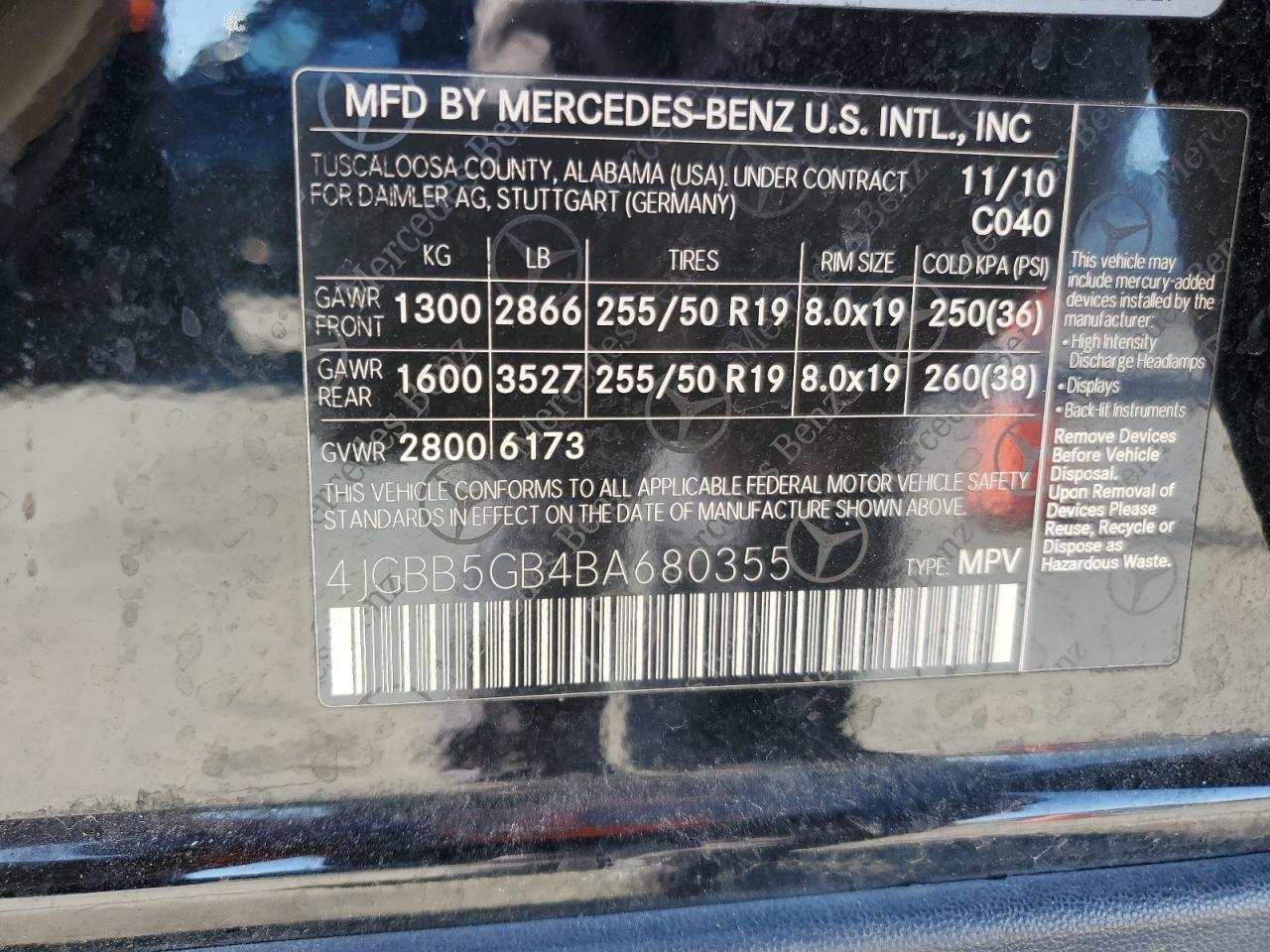 2011 Mercedes-Benz M-klasse - Image 13