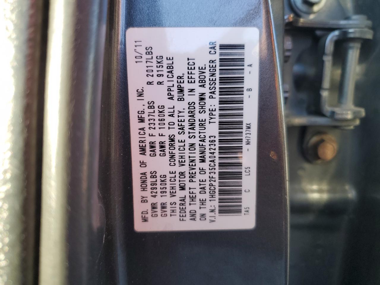 2012 Honda Accord - Image 12
