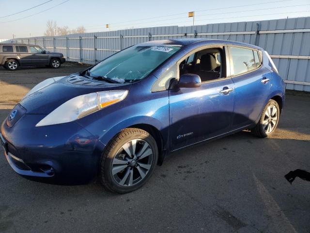  NISSAN LEAF 2017 Синий