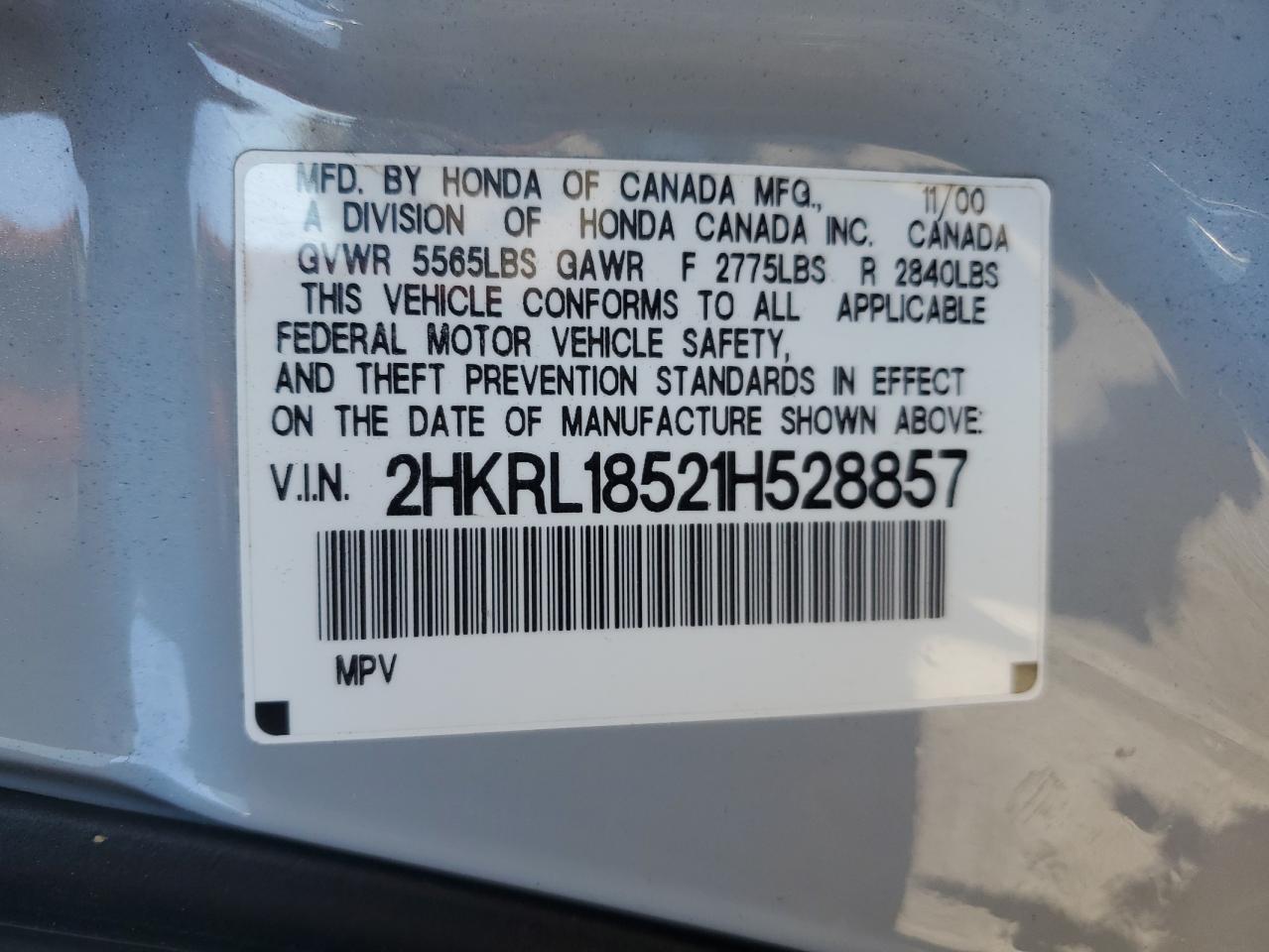 2001 Honda Odyssey - Image 13