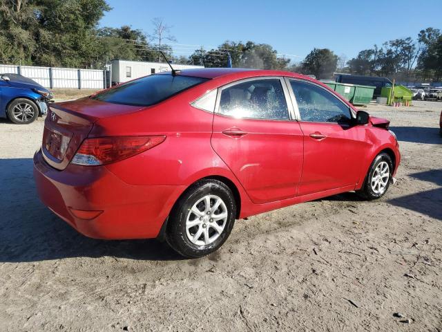  HYUNDAI ACCENT 2012 Czerwony