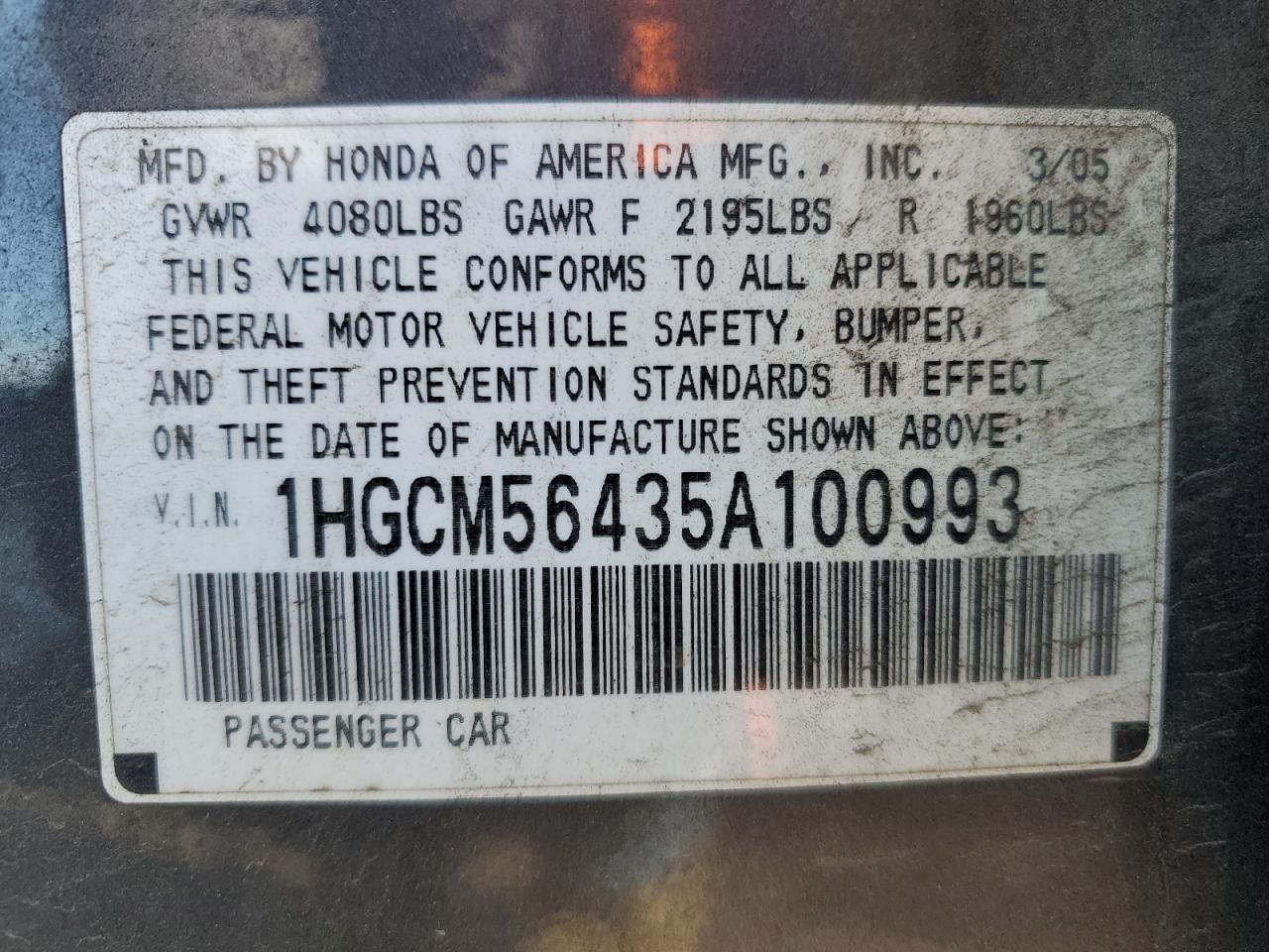 2005 Honda Accord - Image 12