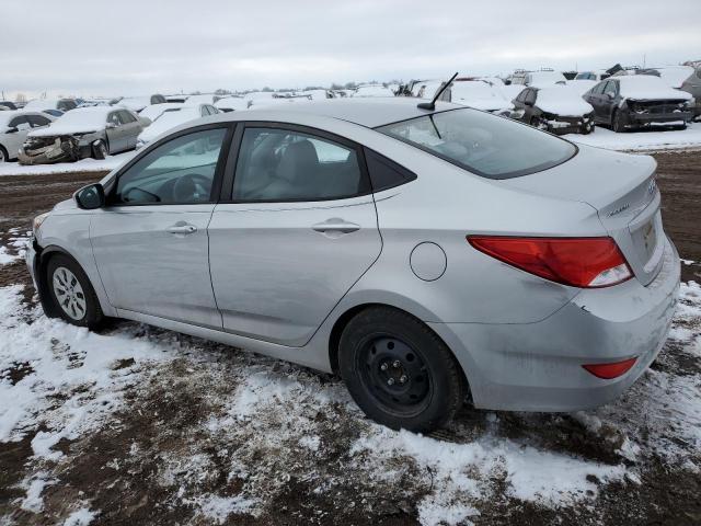  HYUNDAI ACCENT 2016 Серебристый