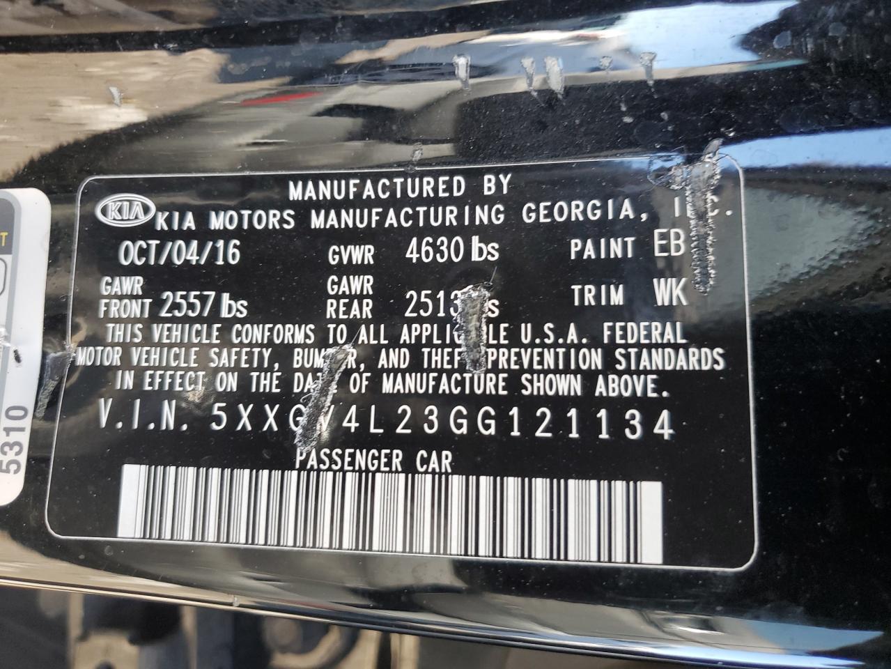 2016 Kia Optima - Image 13