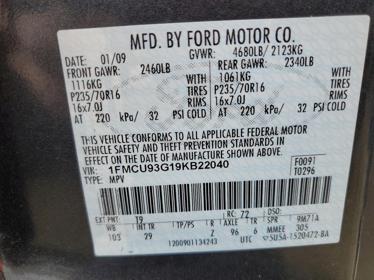 2009 Ford Escape - Image 13