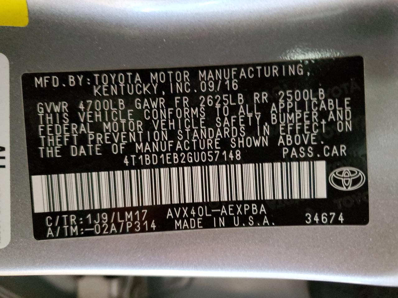 2016 Toyota Avalon - Image 12