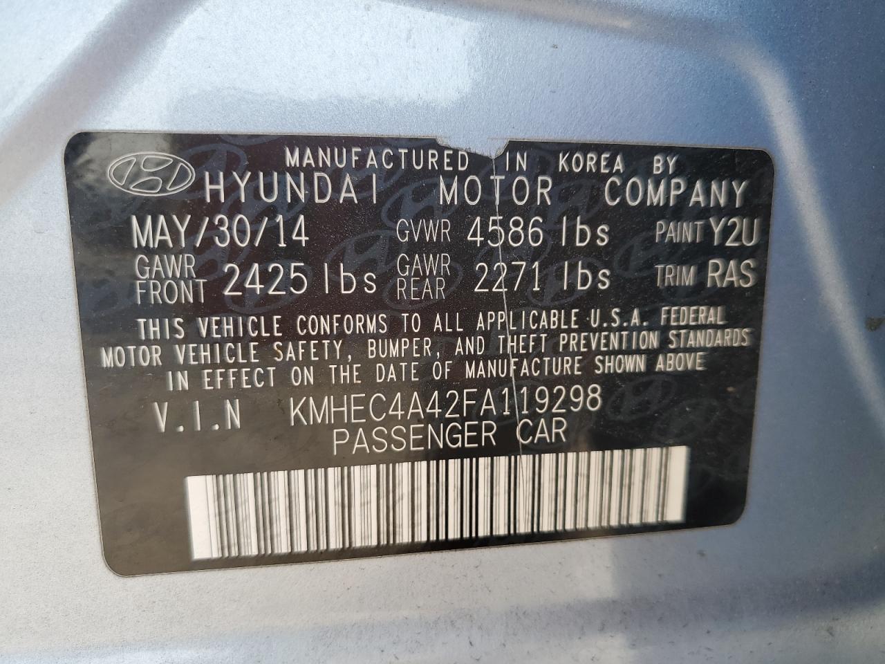 2015 Hyundai Sonata - Image 13