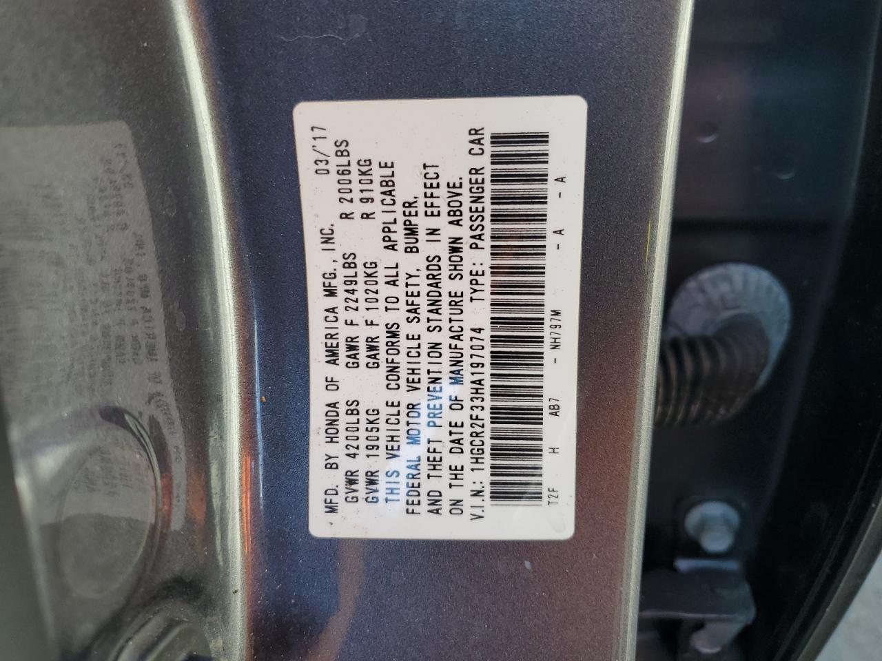 2017 Honda Accord - Image 14
