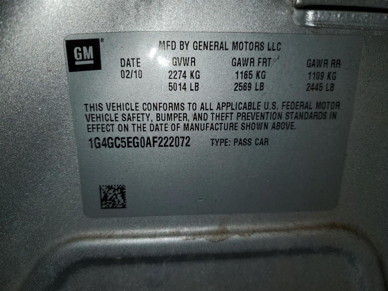 2010 Buick LaCrosse - Image 12