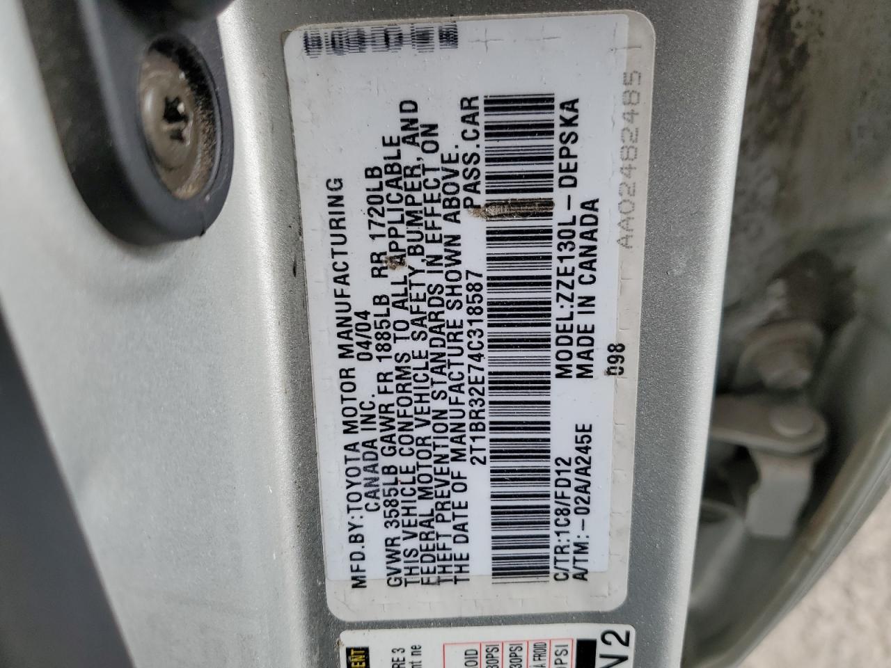 2004 Toyota Corolla - Image 14