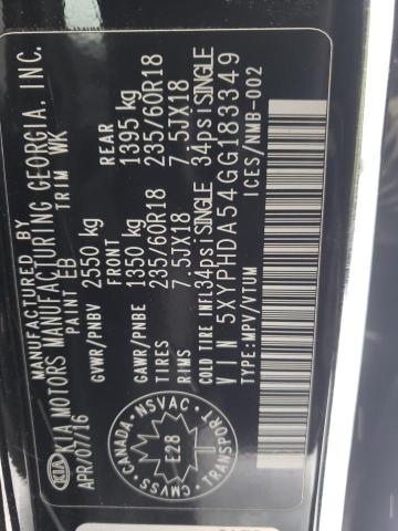 2016 KIA SORENTO EX