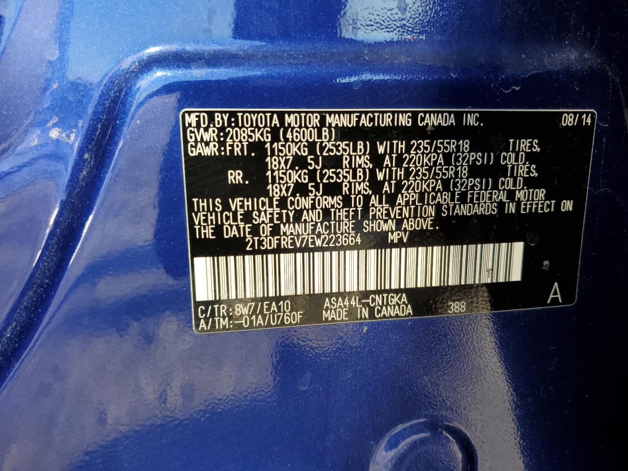 2014 Toyota RAV 4 - Image 13