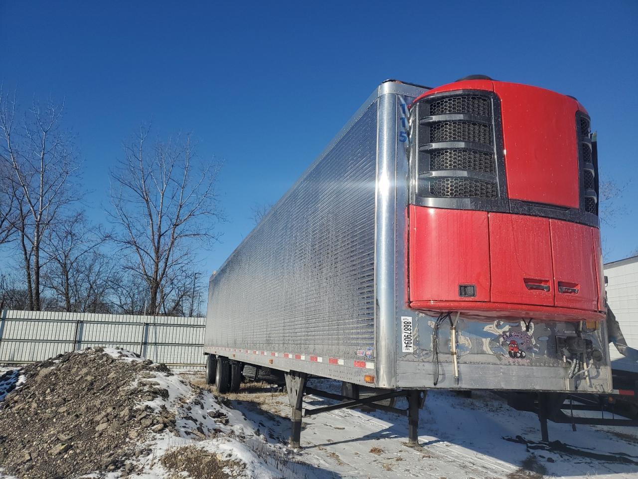 2015 Utility Reefer للبيع في Elgin، IL - Rollover