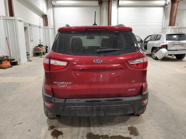  FORD ECOSPORT 2018 Красный