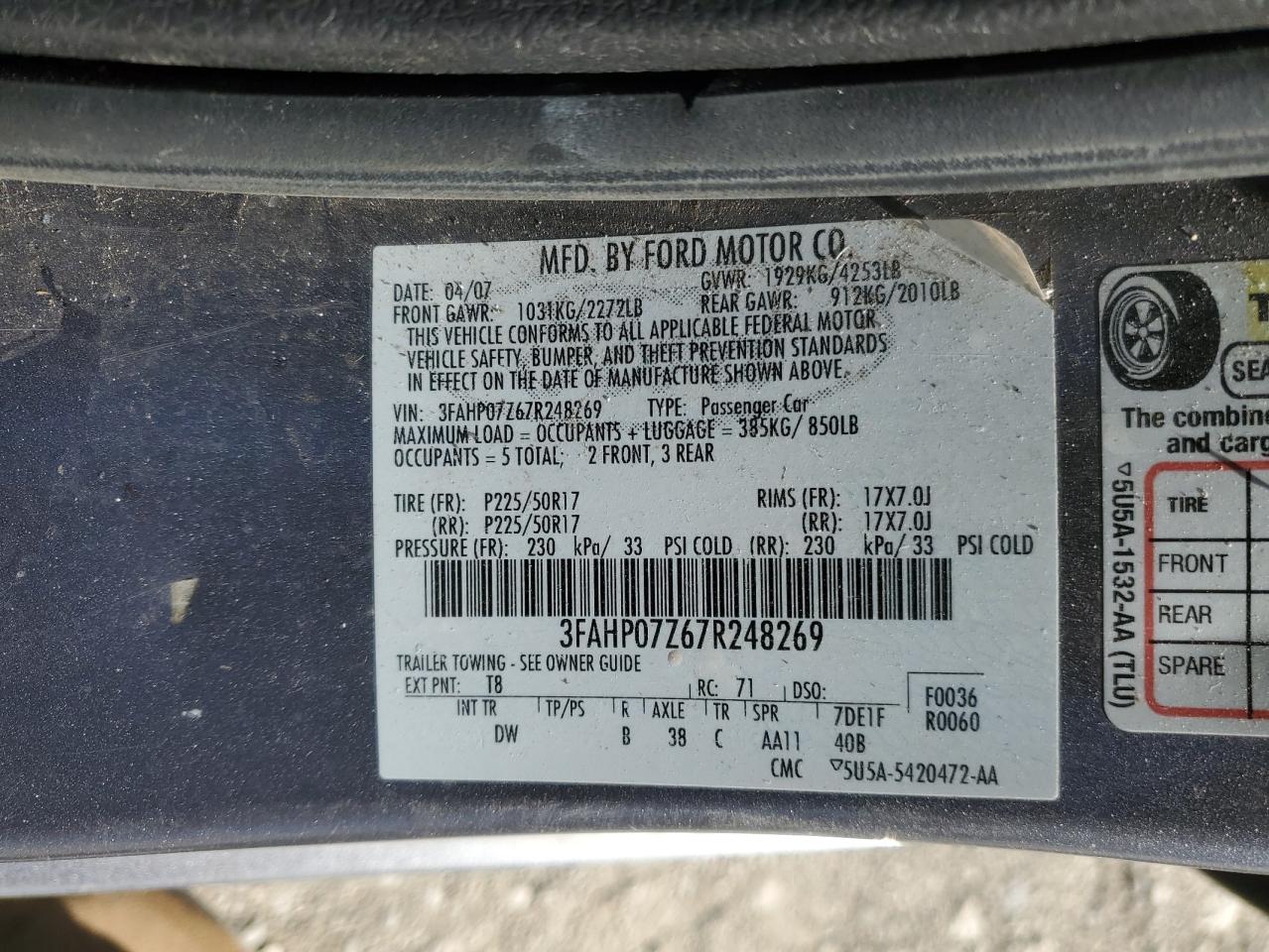 2007 Ford Fusion - Image 14